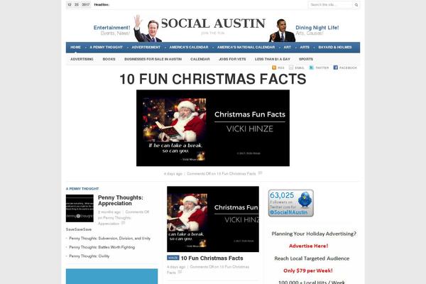 Newspaper theme site design template sample