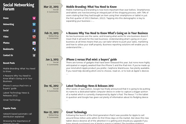 WordPress website example screenshot