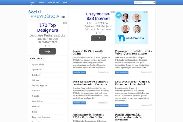 socialprevidencia.net site used Inss