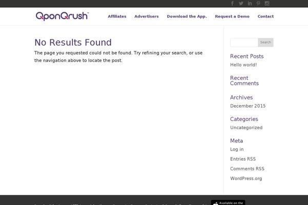 socialqpon.com site used Qponqrush