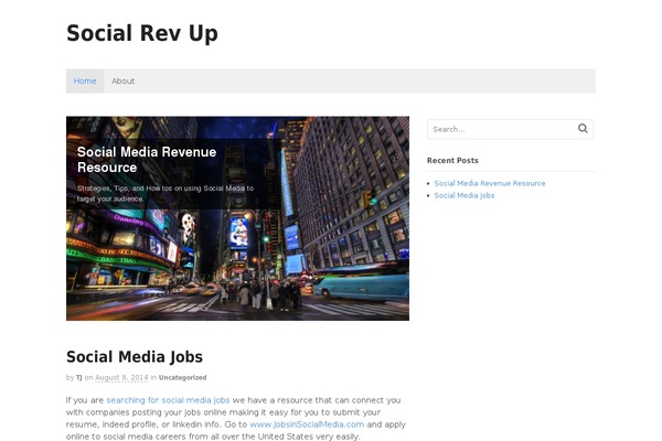 WordPress website example screenshot