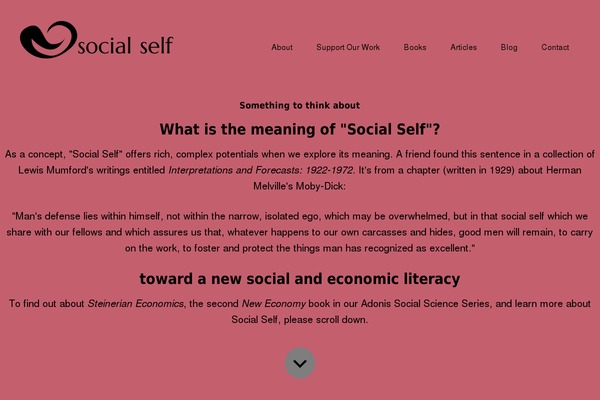 socialself.org site used Centric Pro