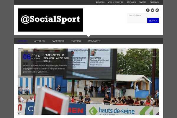 socialsport.fr site used Unicorn