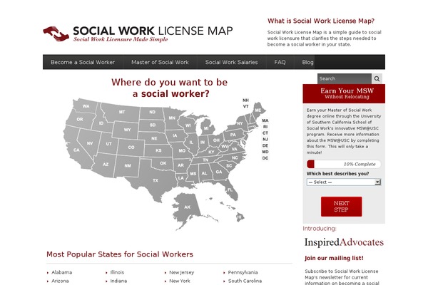 socialworklicensemap.com site used Twoyou