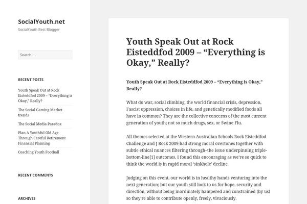 WordPress website example screenshot