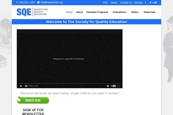 societyforqualityeducation.org site used Voofa