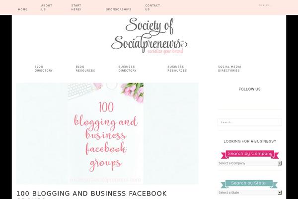 societyofsocialpreneurs.com site used Restored316-glam
