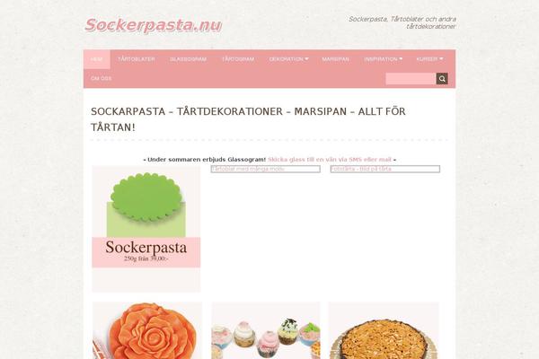 sockerpasta.nu site used Ecommerce Solution