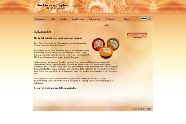 sockervaxning.com site used Peach Fractal