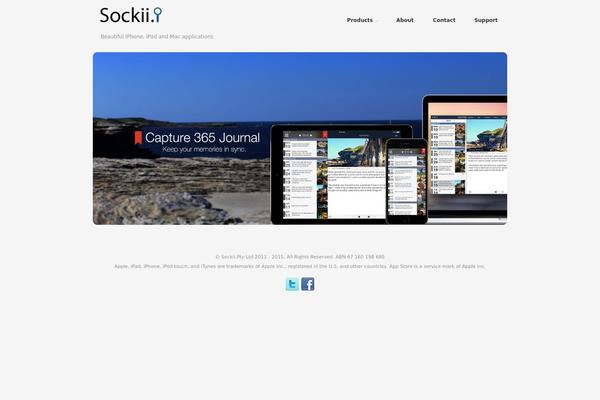 sockii.com site used Sockiitheme