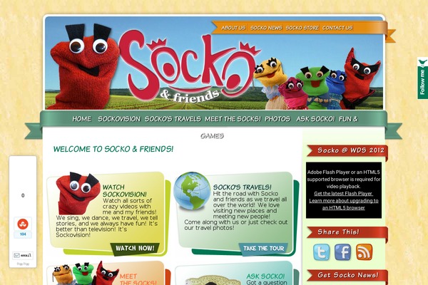 Site using Digg Digg plugin