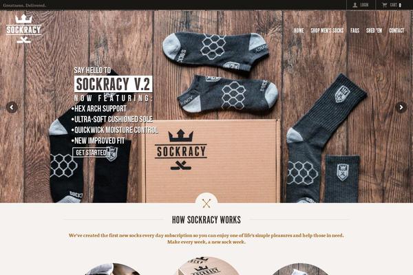sockracy.com site used Sockracy