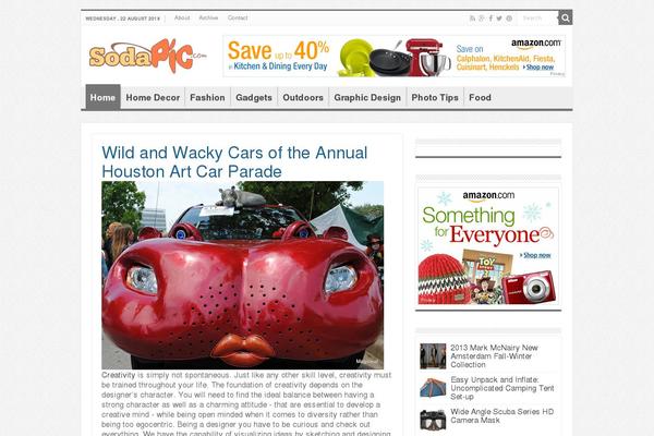 Sahifa theme site design template sample