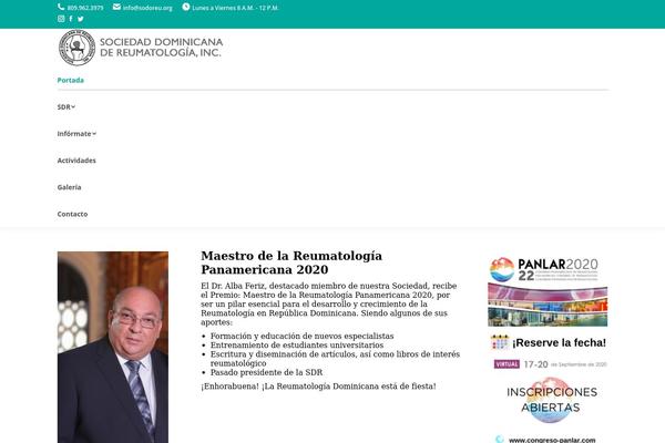The7 theme site design template sample