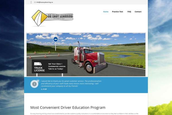 Drivingschool theme site design template sample