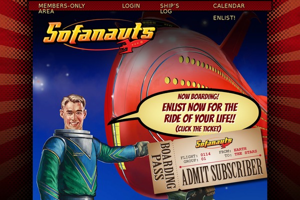 sofanauts.com site used Sofanauts-theme