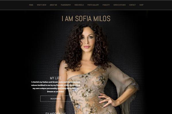 sofiamilos.com site used Milos