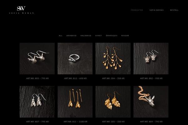Stockholm theme site design template sample