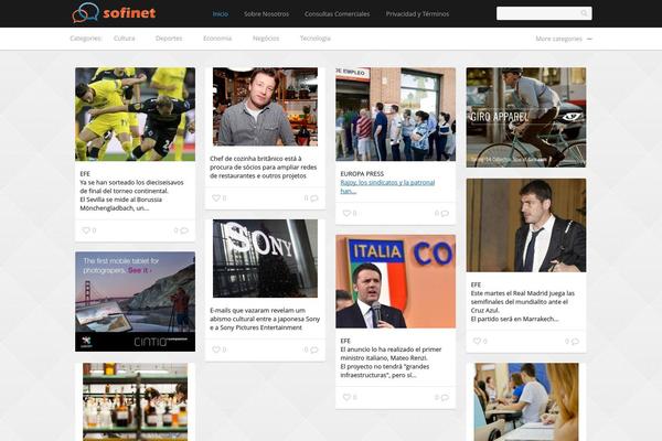 sofinet.com site used Contentsites