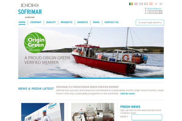 sofrimar.ie site used Sofrimar