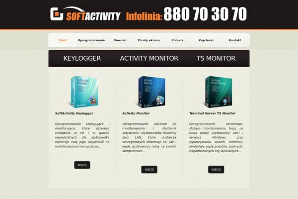softactivity.pl site used Theme1498