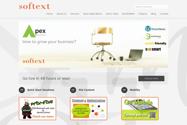 softext.ca site used Softext-divi-child