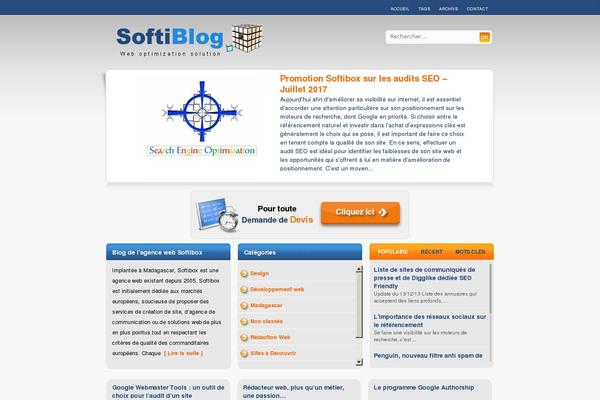 softiblog.com site used Softiblog-v01