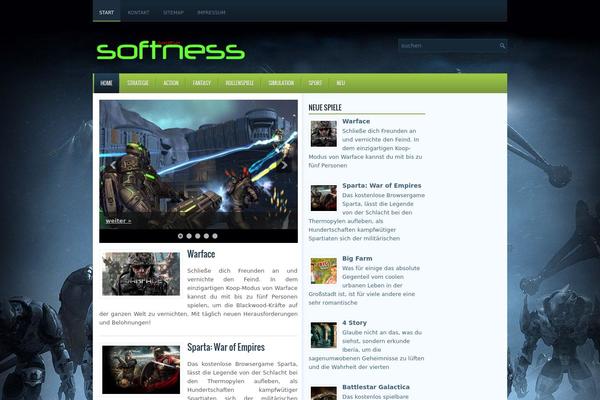 GameMagazine theme websites examples