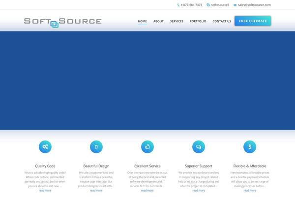 WordPress website example screenshot