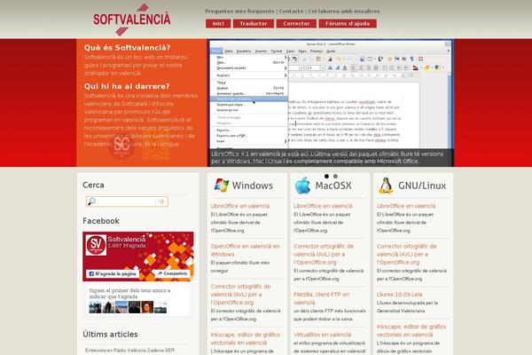 softvalencia.org site used Wp-softvalencia