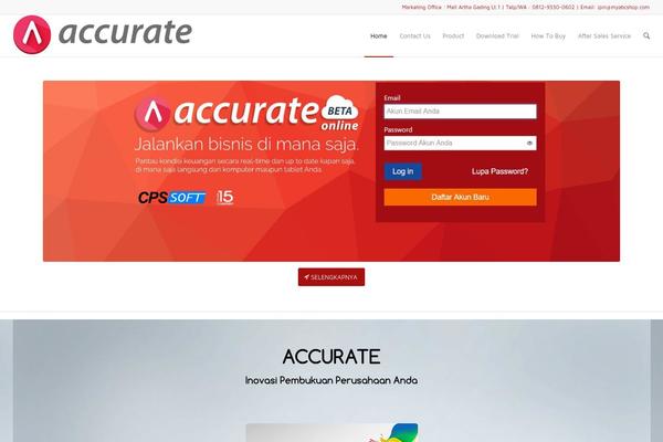 Enfold theme site design template sample