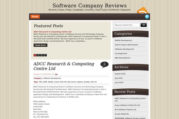 softwarecompanyreviews.com site used Izen