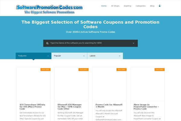 Couponer theme site design template sample