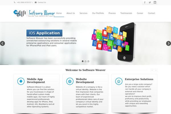 Site using Easing Slider plugin