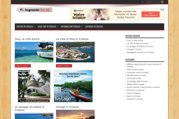 Jarida theme site design template sample