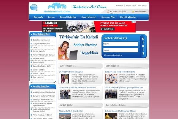 sohbetibol.com site used Sohbetim