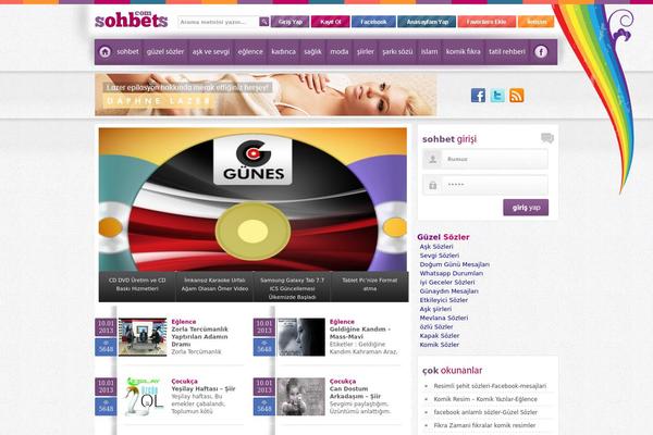 Site using Featured Content Gallery plugin
