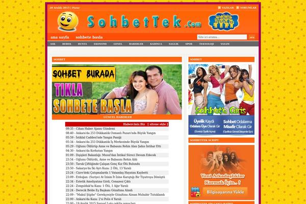 sohbettek.com site used Lifestyle_tr