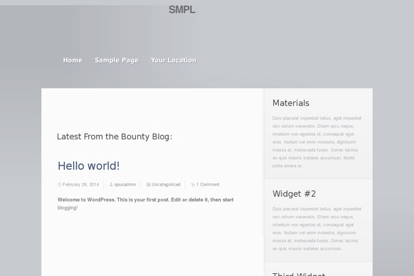 WordPress website example screenshot