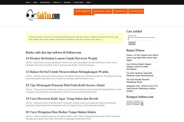 soktau.com site used Sttma-theme