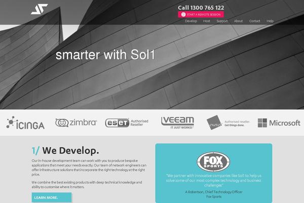 sol1.com.au site used Sol1