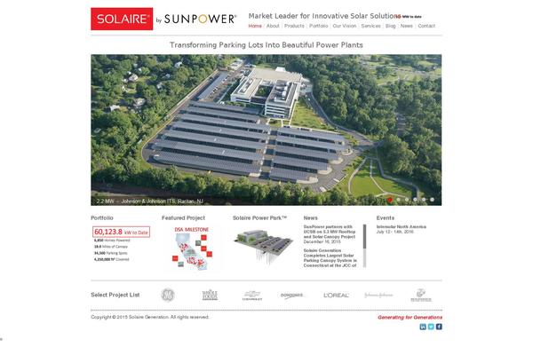 solairegeneration.com site used Solaire