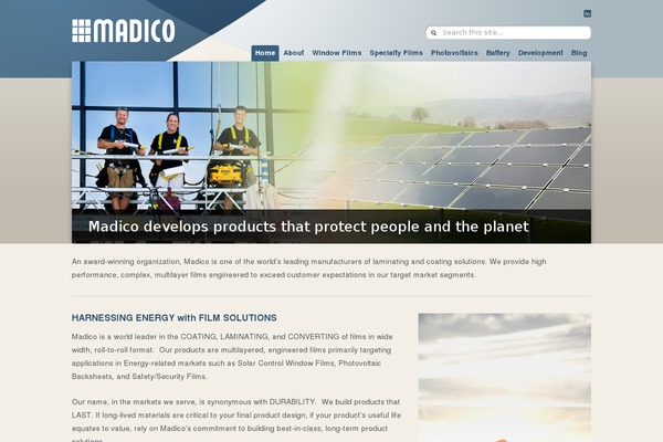 WordPress website example screenshot