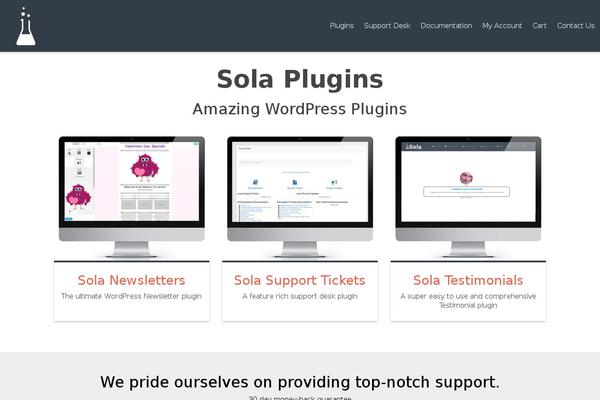 solaplugins.com site used Sola