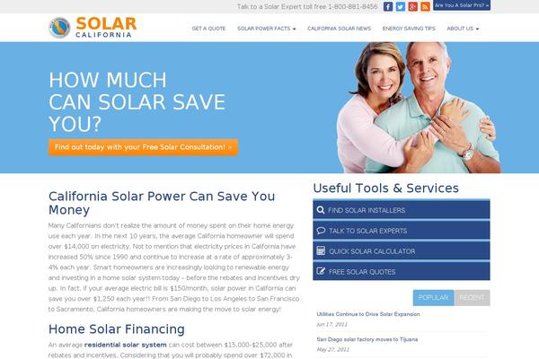 Solar-states theme site design template sample