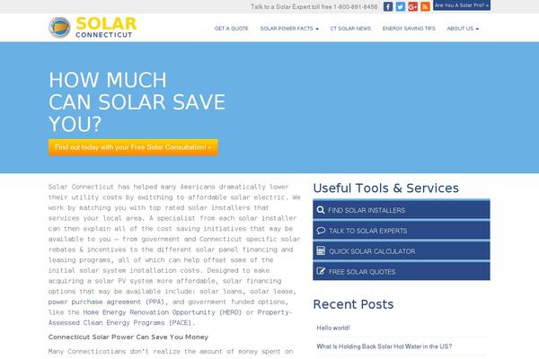 solar-connecticut.org site used Solar-states