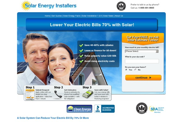 solar-energy-installers.com site used Sam-child-rob