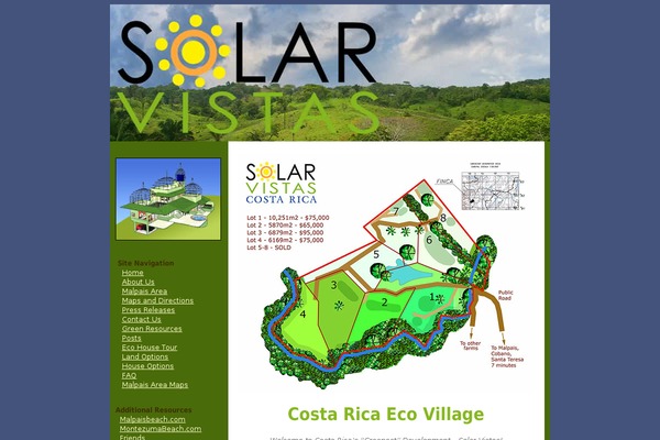 solar-vistas.com site used Puravida