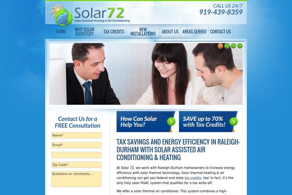solar72.com site used Solarseventytwo