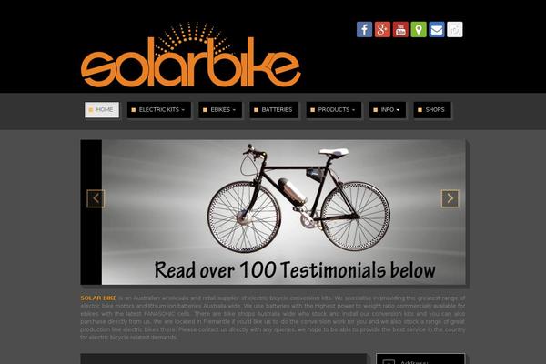 solarbike.com.au site used Bloxpro2